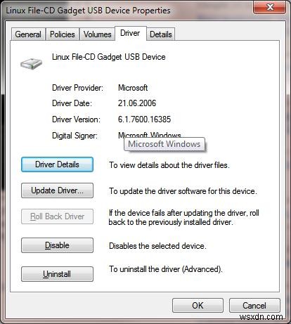 Windows10/7のローカルHDDとしてのリムーバブルUSBフラッシュドライブ 
