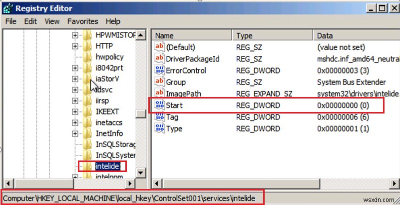 修正：Windows7およびServer2008R2での起動時のBSODエラー0x0000007B