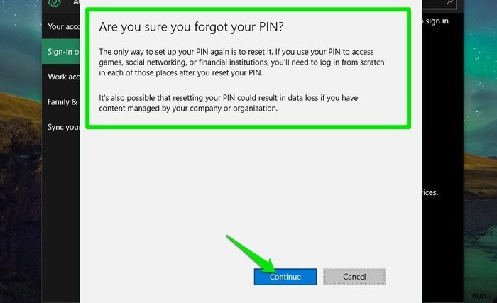 Windows10アカウントにPINセキュリティを追加する方法 