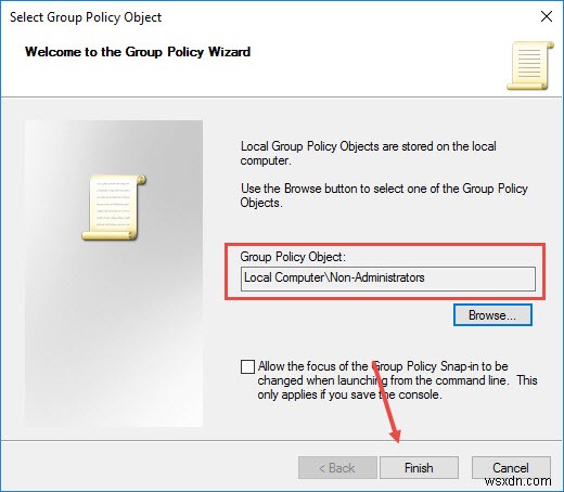 特定のユーザーにローカルグループポリシー設定を適用するようにWindowsを構成する方法 