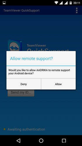 WindowsでTeamViewerを使用してAndroid画面をミラーリングする方法 