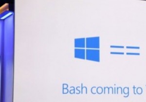 Windows10でBashを使用する方法 
