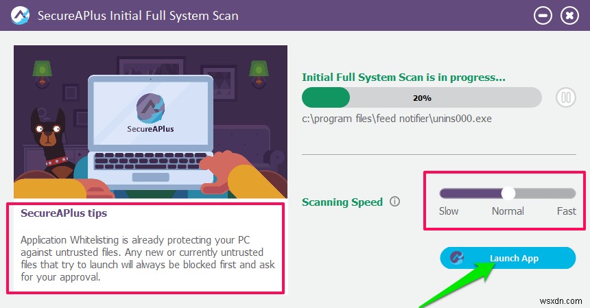 SecureAPlus：12のアンチウイルスエンジンを搭載した無料のクラウドベースのアンチウイルスプログラム（レビューとプレゼント） 