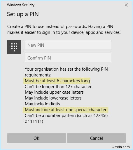 Windows 10でPINの複雑さを有効にし、ログインPINをより安全にする方法 