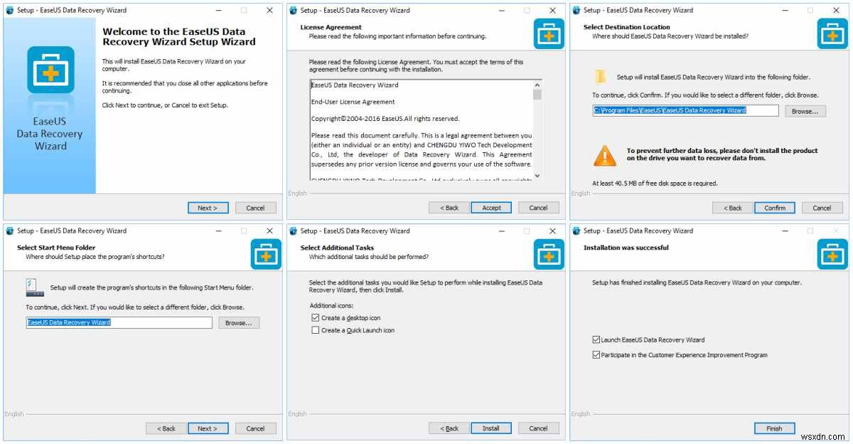 EaseUSDataRecoveryソフトウェアで削除されたファイルをすばやく復元する 