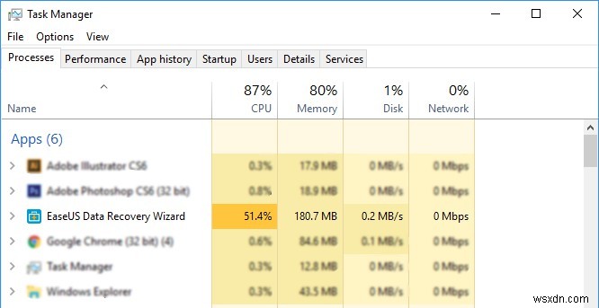 EaseUSDataRecoveryソフトウェアで削除されたファイルをすばやく復元する 