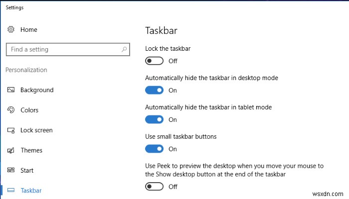 Windows10でタスクバーを非表示にしてカスタマイズするための便利なヒント 