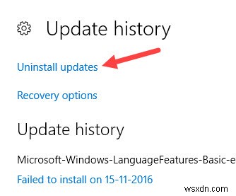 Windows10で更新履歴を見つける方法 