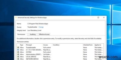 Windows10でシステムファイルのTrustedInstallerに所有権を復元する方法 