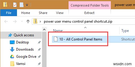 Windows10の「Win+X」メニューでコントロールパネルオプションを表示する方法 