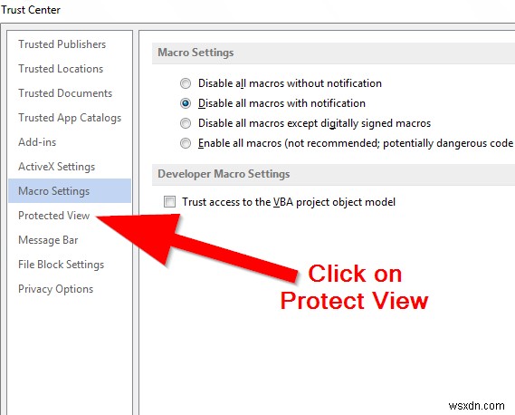 MicrosoftWordで保護されたビューを無効にする方法 