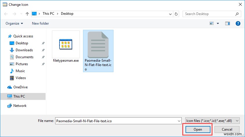 Windowsでファイルタイプのアイコンを変更する方法 