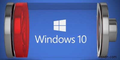 Windows10でラップトップのバッテリー寿命を改善する方法 