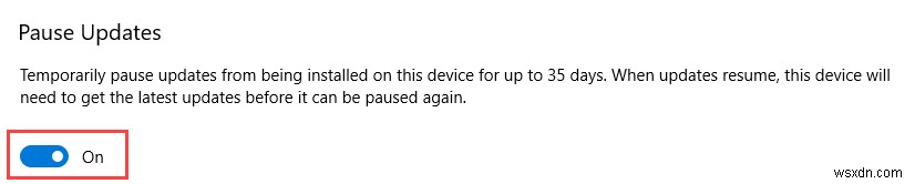Windows10Updateを延期または一時停止する方法 