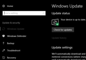 Windows10Updateを延期または一時停止する方法 