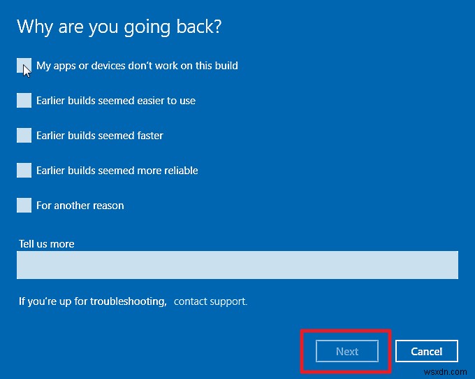 Windows10で以前のビルドに戻す方法 