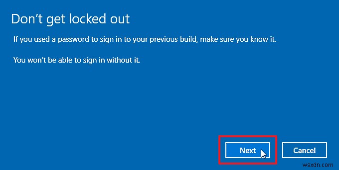 Windows10で以前のビルドに戻す方法 