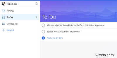 Windows10でMicrosoftTo-Doを設定する方法 