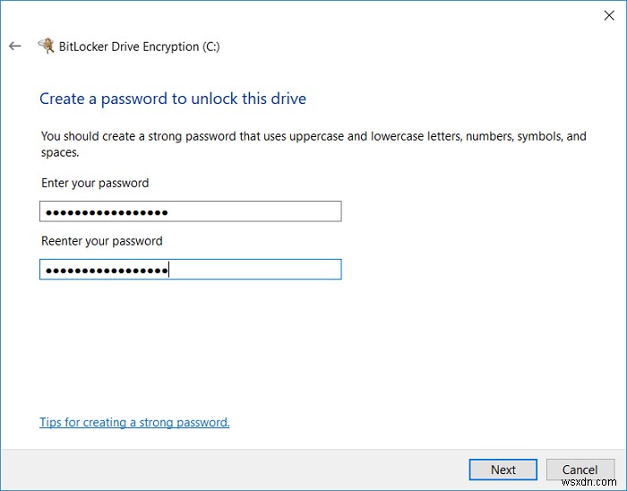 Windows10でフルディスク暗号化を実行する方法 