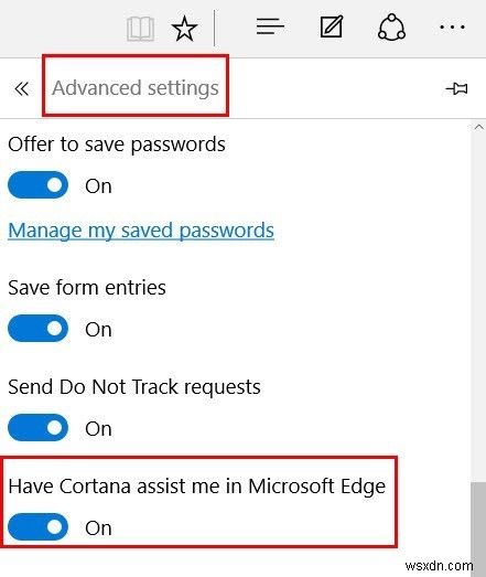 MicrosoftEdgeブラウザでCortanaを設定して使用する方法 