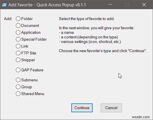 クイックアクセスポップアップを使用してWindowsでお気に入りのファイルやフォルダにすばやくアクセスする方法 