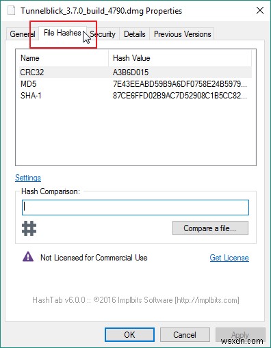 Windows 10でMD5、SHA-1、およびSHA-256チェックサムを確認する方法 