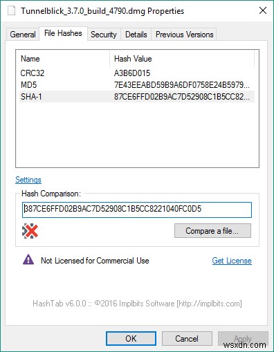 Windows 10でMD5、SHA-1、およびSHA-256チェックサムを確認する方法 