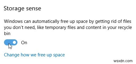 未使用のファイルのWindows10を自動的にクリーンアップする方法 