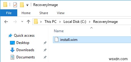 Windows10でリセットリカバリイメージを作成する方法 