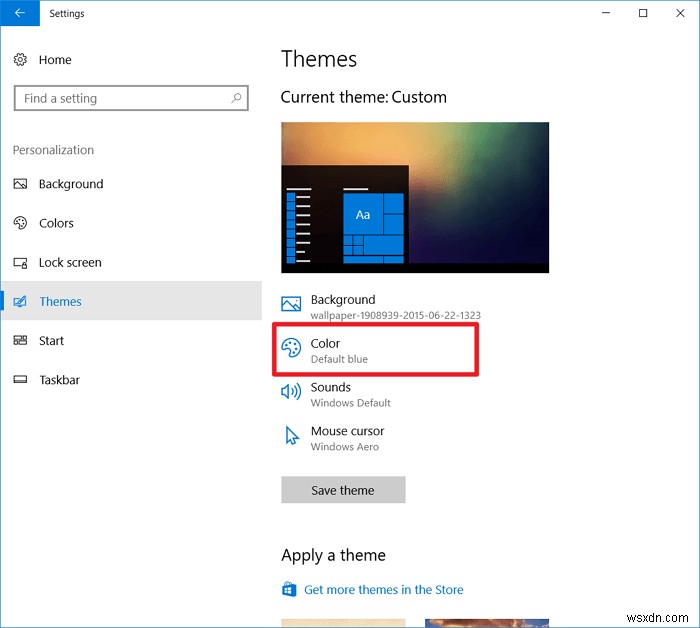 独自のWindows10カスタムテーマを作成する 