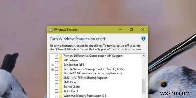 WindowsでSMBv1を無効にする方法 