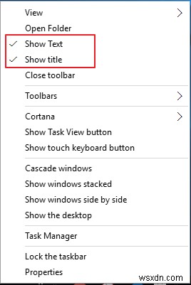 Windows10でXPクイック起動バーを取得する方法 