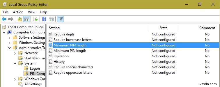 Windows10で特定の設定のグループポリシーを検索する方法 