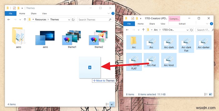 Windows10にカスタムテーマをインストールする方法 