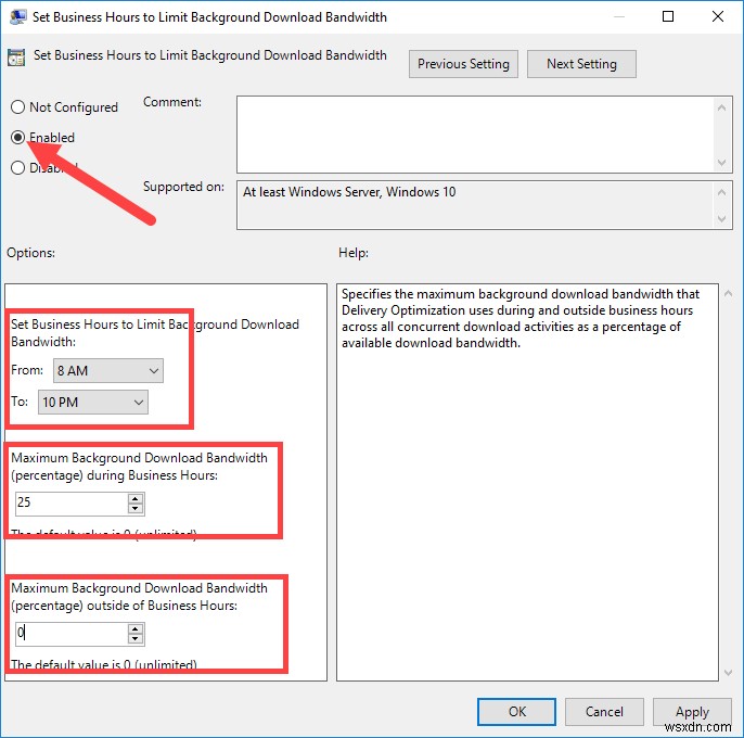 特定の時間帯にWindowsUpdateの帯域幅を制限する方法 