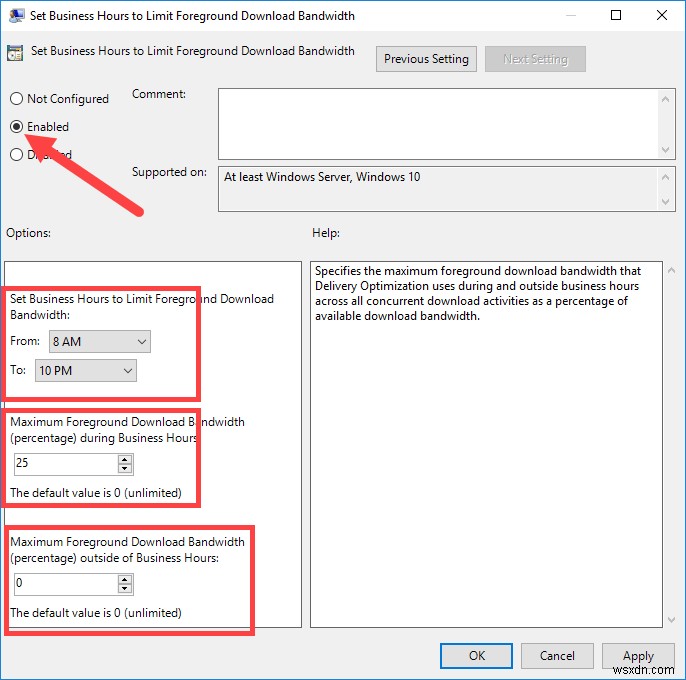 特定の時間帯にWindowsUpdateの帯域幅を制限する方法 