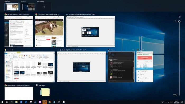 新しいWindows10タスクビューが好きな理由 