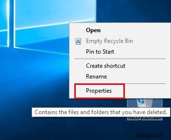 Windows10でごみ箱を無効にする方法 