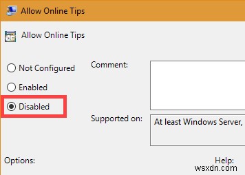 Windows10の設定アプリから「ヒント」を削除する方法 