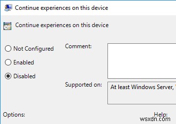 Windows10で共有エクスペリエンス機能を無効にする方法 