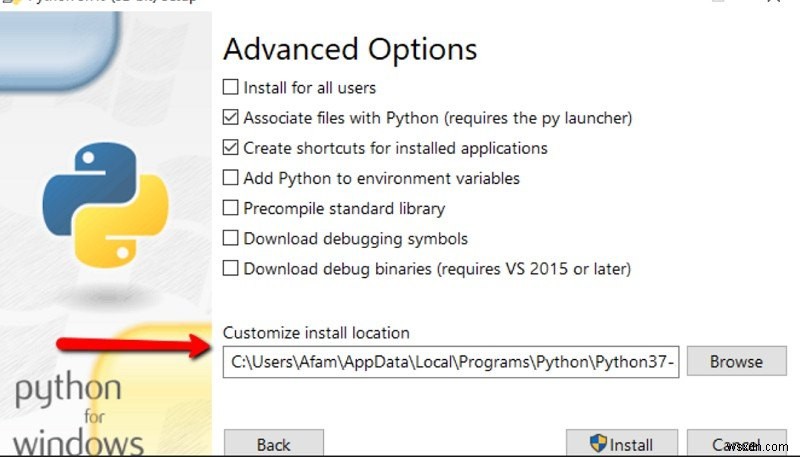 Windows10でPythonを設定する方法 