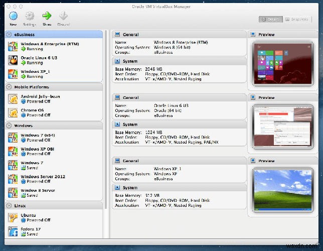 4Windows10用の無料の仮想化ソフトウェア 