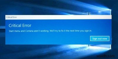 Windows 10でスタートメニューが機能しない？修正方法は次のとおりです 