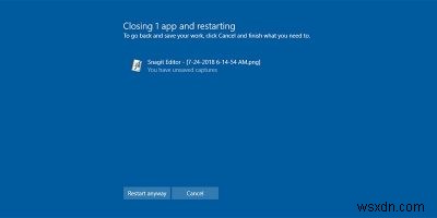 Windowsのシャットダウン中にタスクを自動的に終了する方法 