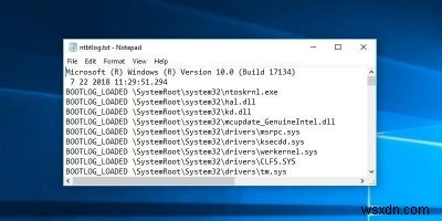 Windowsでブートログを有効または無効にする方法 