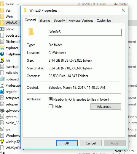Windows10でコンポーネントストアを表示およびクリーンアップする方法 