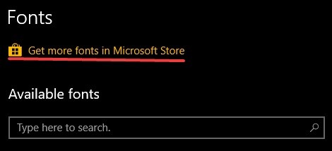 Windows10でMicrosoftStoreからフォントをダウンロードする方法 