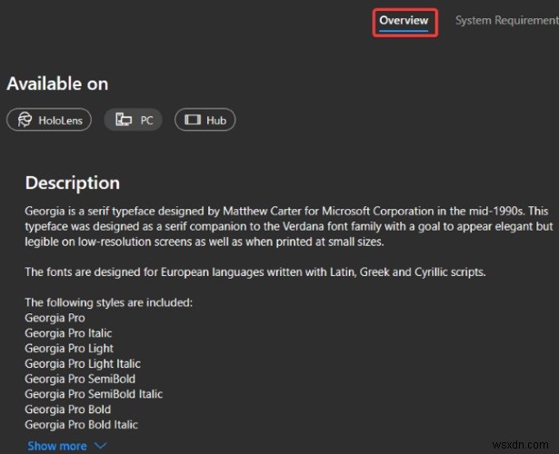 Windows10でMicrosoftStoreからフォントをダウンロードする方法 