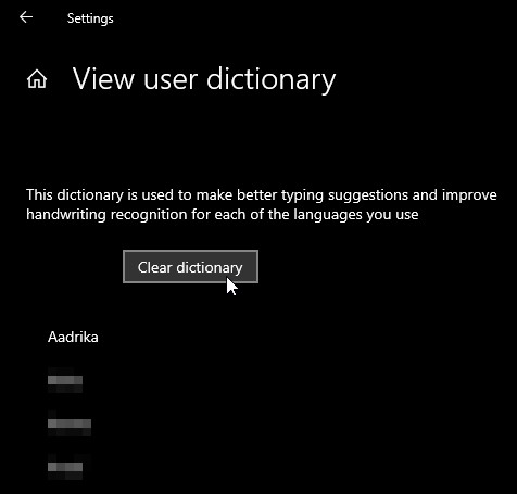 Windows10で辞書に単語を追加または削除する方法 