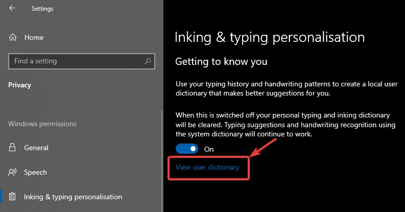Windows10で辞書に単語を追加または削除する方法 